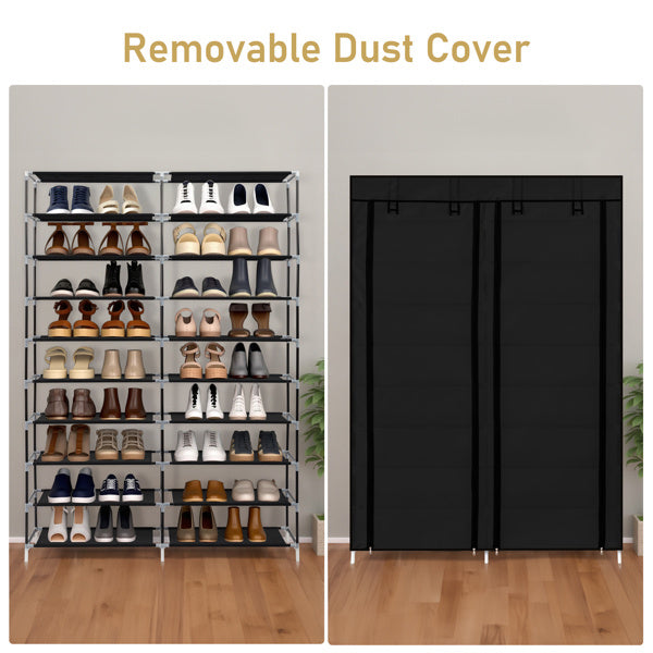 Viva Élan Collection: The Élan Ten-Tier Non-Woven Shoe Cabinet