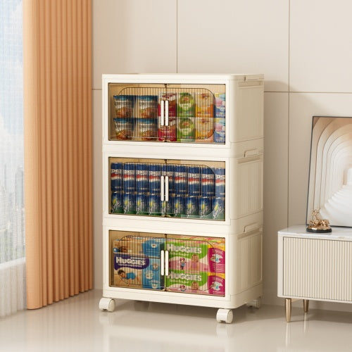 Viva Smart Living Collection: Collapsible Storage Bins Cabinet
