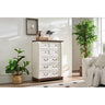 Rustic 7-Drawer Dresser with Wooden Base & Riser Trim – Timeless Elegance for Your Home