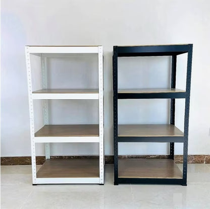 4-Tier Adjustable White Steel Storage Rack | Viva