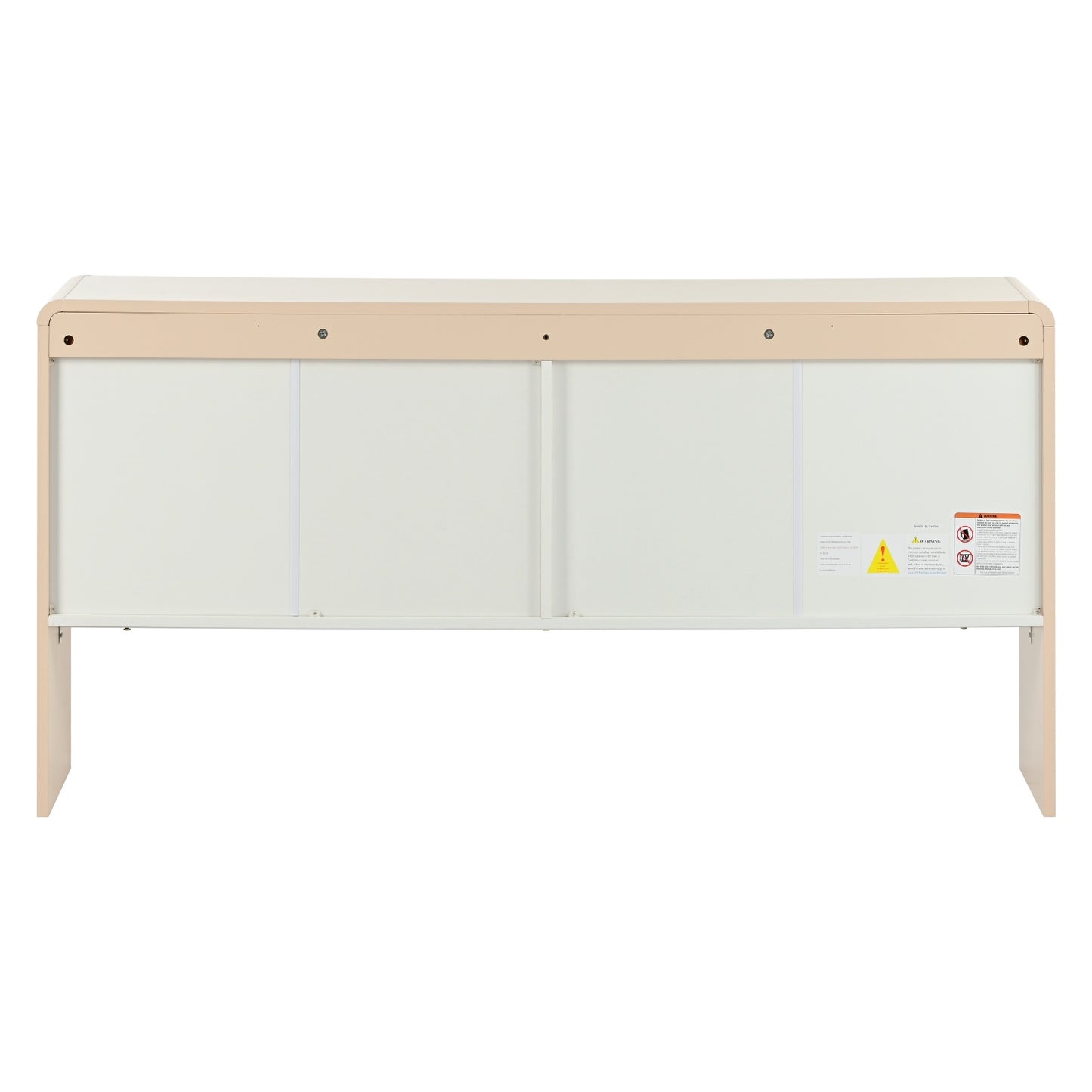TREXM Minimalist 60L Sideboard With 4 Doors & Rebound Device For Living Room