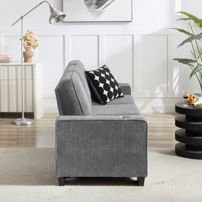 Viva Elite Smart Corduroy 3-Seater Sofa - The Future of Intelligent Comfort