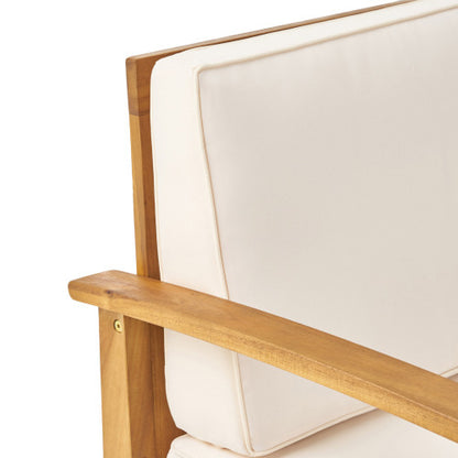 Cream Wooden Club Chair | Viva Clement