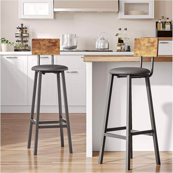 Éclat Bar Stool Set, 2-Piece | Viva