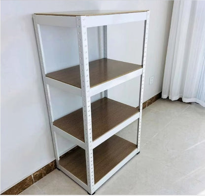 4-Tier Adjustable White Steel Storage Rack | Viva