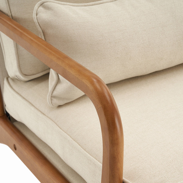 Viva Modern Living Collection: Oslo Oak Lounge Chair