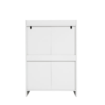 Viva Elite Minimalist White Dresser – The Future of Handleless Elegance