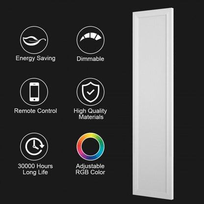 Viva Elite 18W RGB LED Ceiling Light - Smart Color-Changing with Remote Control