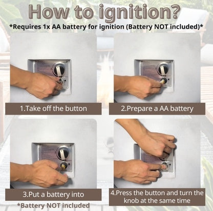 Outdoor Propane Fire Pit Table - Modern 20-Inch Round Graphite Base with Waterproof Cover & Free Lava Rocks