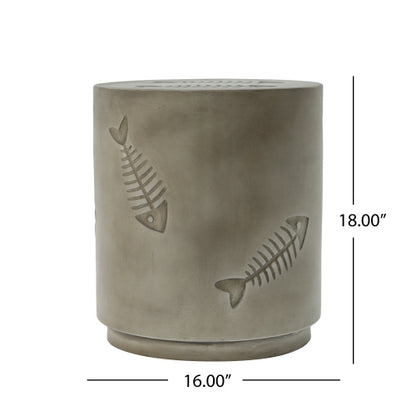 Viva Marina Side Table – A Sculptural Touch of Coastal Charm