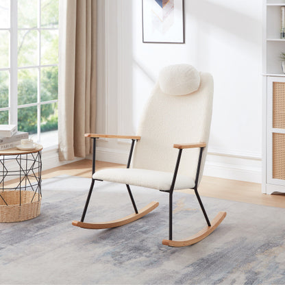 White Modern Rocking Chair | Viva