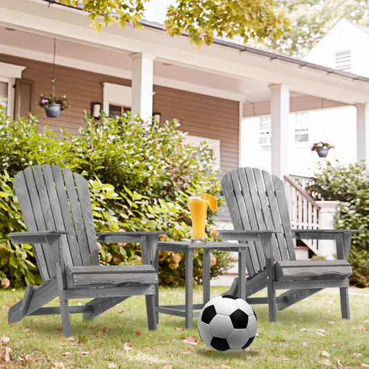 Viva Atelier Solstice Folding Adirondack Chair (Set of 2)