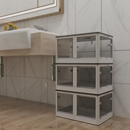 Transparent Stackable Storage Bins