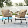 Outdoor Patio Chair With Cushions Set Of 2