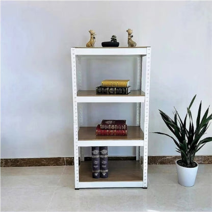 4-Tier Adjustable White Steel Storage Rack | Viva