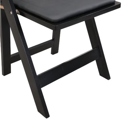 Set Of 4 Upholstered Folding Chairs
