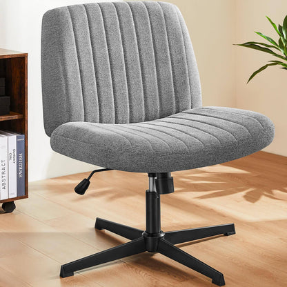 Viva Oslo Armless Swivel Cross-Leg Chair