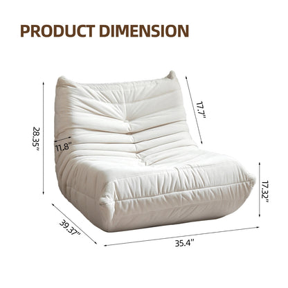 No Installation Bean Bag Chair Big Beanbag Chair For Adults Bean Bag Lounger Foam Chair For Home, Ap