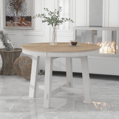 Viva Ellipse Plus Collection: Viva Ellipse Plus Expandable Round Dining Table