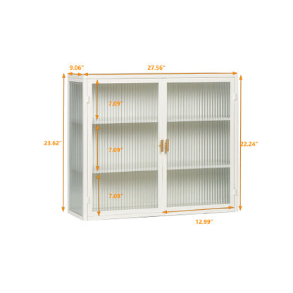 Viva Aether Two-Door Glass-Front Wall Cabinet