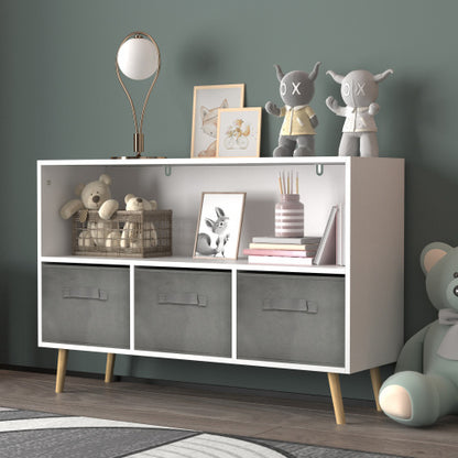 Viva Riviera Collection: Viva Riviera Fiberboard Kidshelf with Fabric Drawers