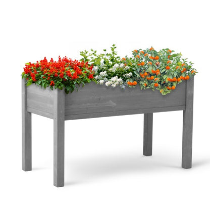 Elevated Wooden Garden Bed with Legs – Premium Outdoor Planter Box
