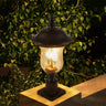 Viva Elite Vintage Bronze Outdoor Pole Light - Waterproof Garden Pathway Lantern
