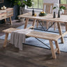 Viva Sonoma Solid Wood Dining Bench