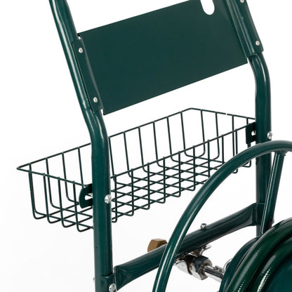 Industrial-Style Green Molten Iron Pipe Cart | Sturdy & Multi-Functional Storage Solution