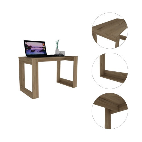 Viva Atelier Lacey Smokey Oak Rectangle Computer Desk