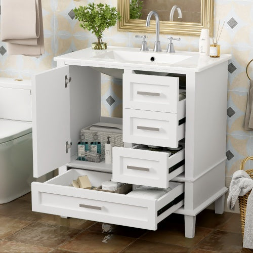 Viva Serene 30" Bathroom Vanity – Effortless Elegance Meets Smart Storage