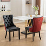 Viva Élise Tufted PU Velvet Dining Chair Set
