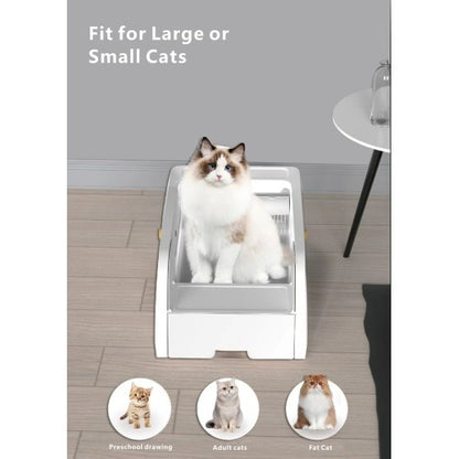 Smart Self-Cleaning Litter Box with Wide Opening | Viva Vanity