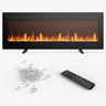 Electric Fireplace, 1500W-750W Wall Mount Or Recessed Fireplace Insert And Freestanding, Electric Fireplace Heater With Remote Control