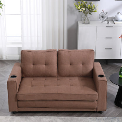 Viva Elite 3-in-1 Upholstered Futon Sofa - The Future of Convertible Elegance
