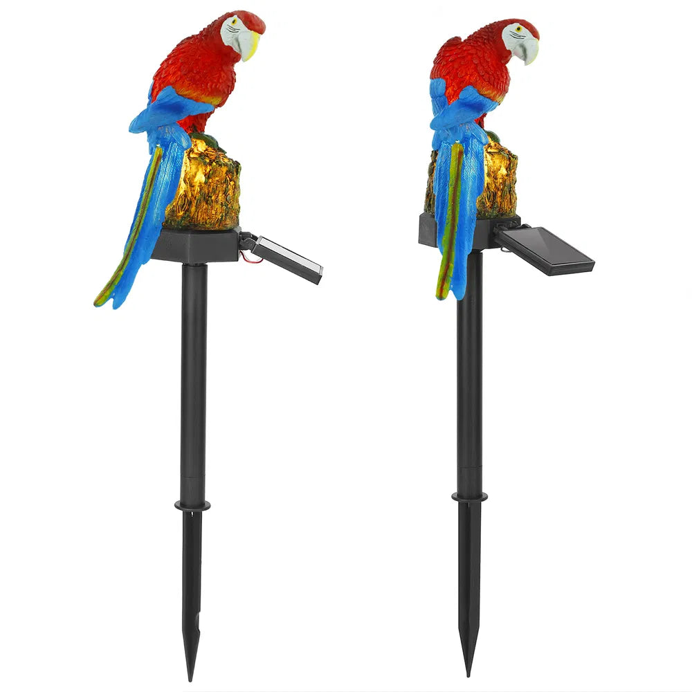 Viva Elite Solar Parrot Garden Light - Whimsical LED Landscape Sculpture