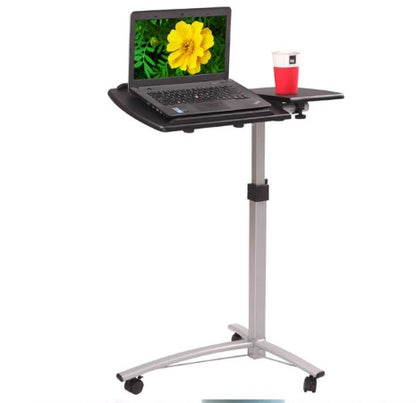 Black Gas-Lift Height-Adjustable Desk, 29.1–40.9 in | Viva Meridian