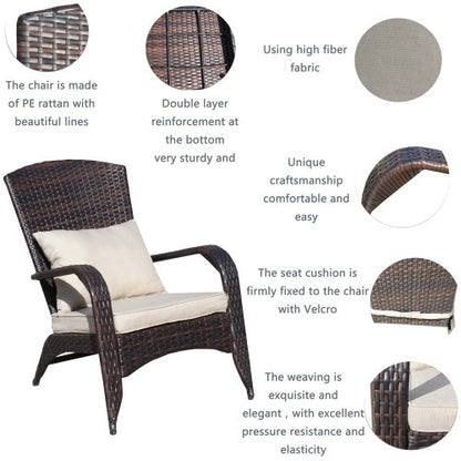 Luxury Outdoor Patio Chair with Cushions – Elegant & Comfortable Seating for Your Outdoor Oasis