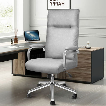 Viva Aurelia Collection: Viva Aurelia White Leather Executive Office Chair