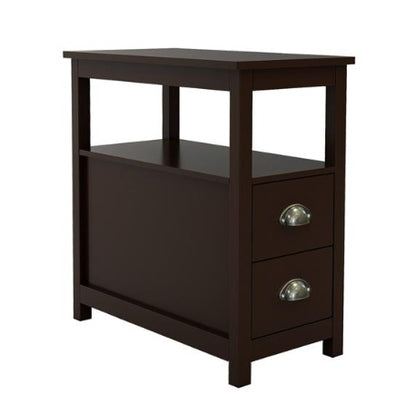 Viva Dreamscape Elite Modern Slim Bedside Table – Premium Compact Nightstand for Small Spaces