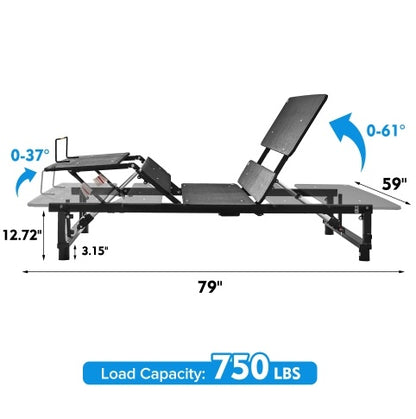 adjustable bed base styled for guest rooms
