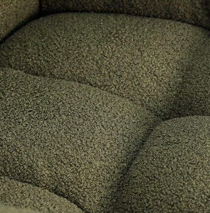 Olive Green Teddy Upholstered Rocking Chair | Viva Cozy Retreat