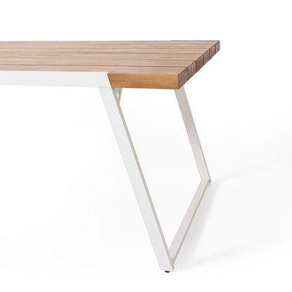 Viva Elite Gaylor Acacia Dining Table – The Future of Urban Dining Sophistication