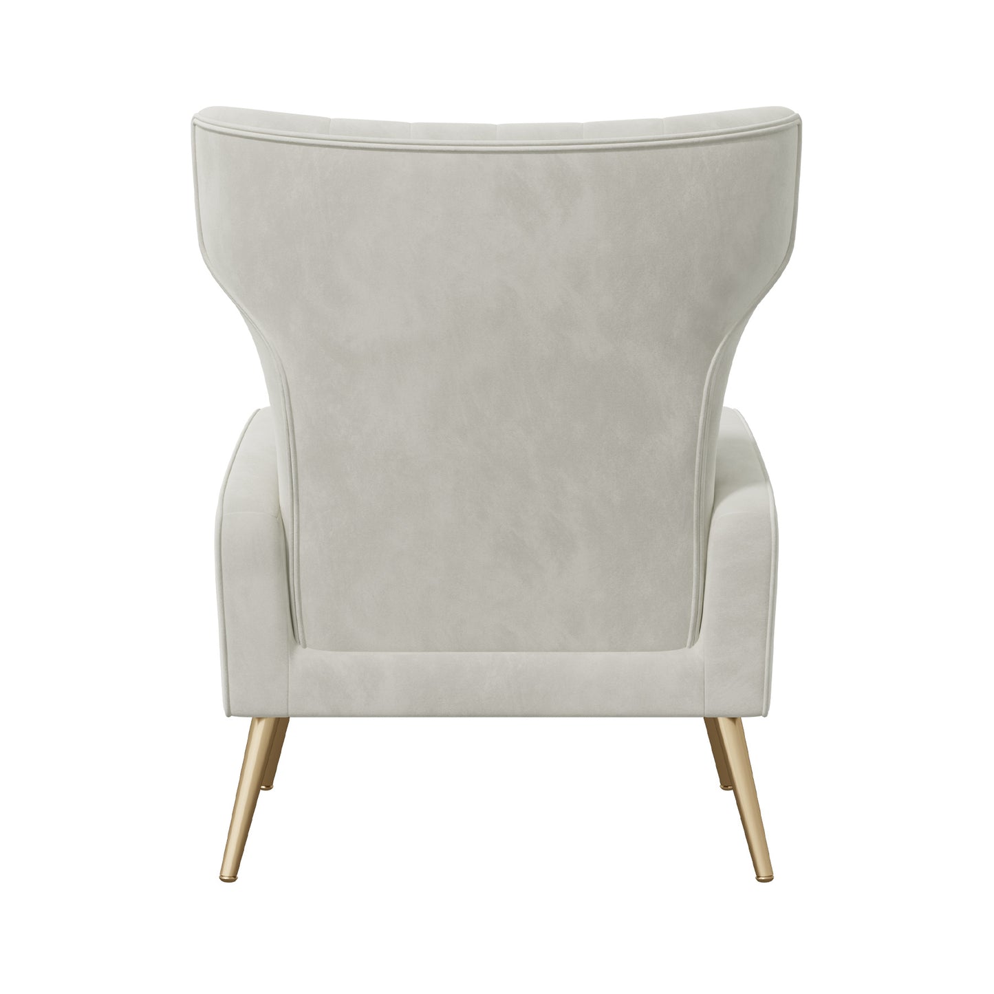 Viva Élan Collection: The Élan Aurore Velvet Wingback Accent Chair