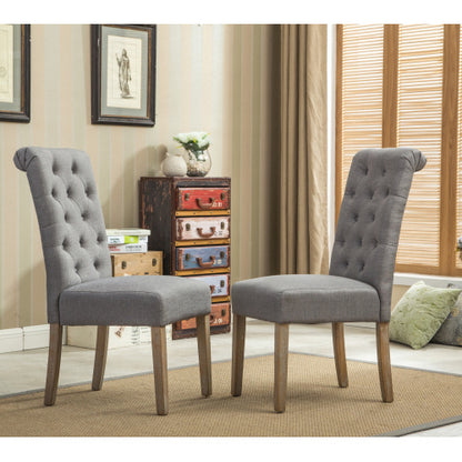 Viva Elite Habit Solid Wood Parsons Chair Duo – The Future of Timeless Dining Sophistication