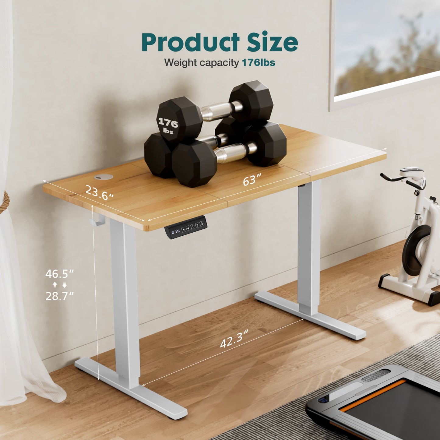 Viva Elevate Collection: Aurora Electric Sit-Stand Desk