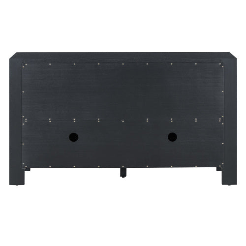 Vintage 4-Door Cabinet - Timeless Elegance for Your Home