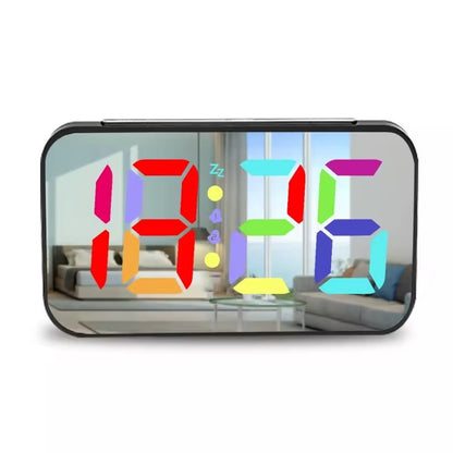 LED Mirror Large Display Table Clock – Modern Elegance for Your Space