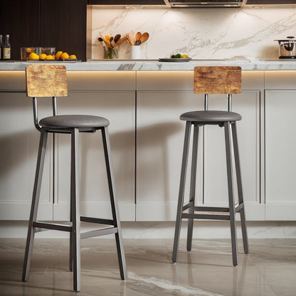 Éclat Bar Stool Set, 2-Piece | Viva