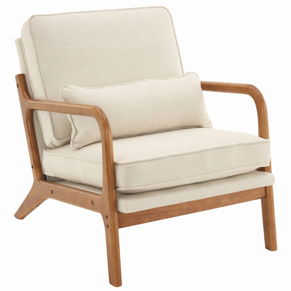 Viva Modern Living Collection: Oslo Oak Lounge Chair